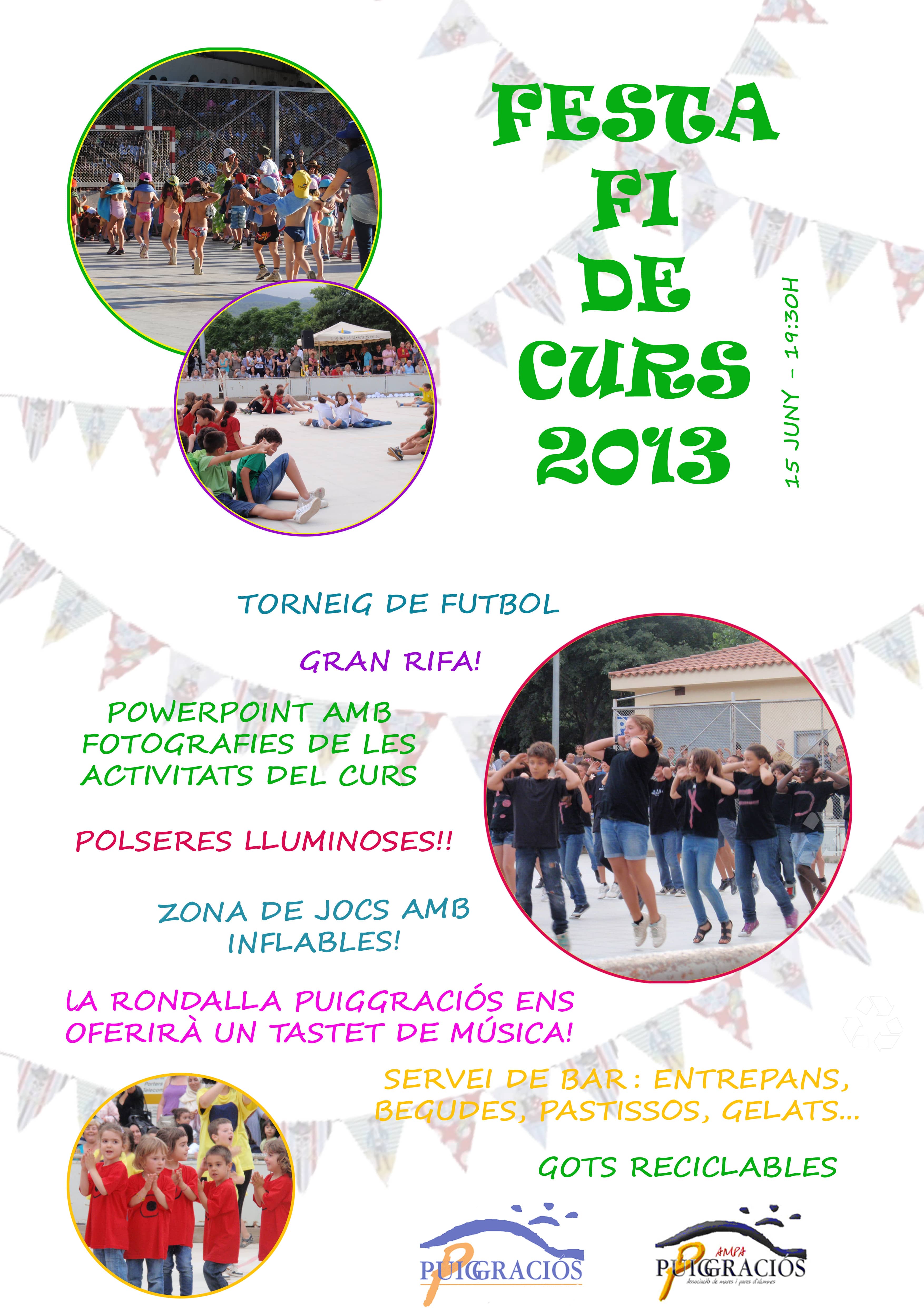 cartell festa fi de curs 2013