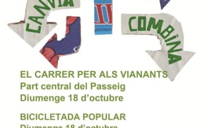 BICICLETADA POPULAR DIUMENGE 18 D’OCTUBRE A LA GARRIGA