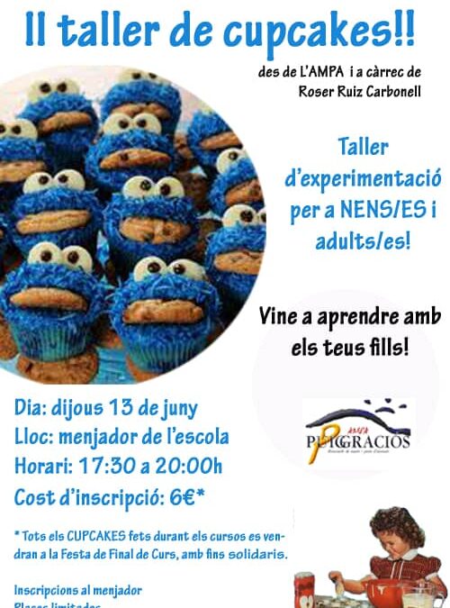 CURS CUPCAKES. VINE A APRENDRE AMB ELS TEUS FILLS!!!