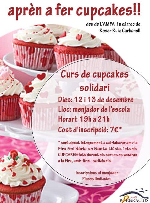 PLACES LLIURES PER EL CURS DE CUPCAKES DE DEMÀ