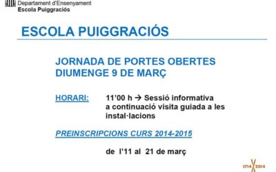 Jornada Portes Obertes